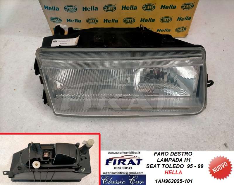 FARO SEAT TOLEDO 95 - 99 H1 ANT.DX (HELLA)